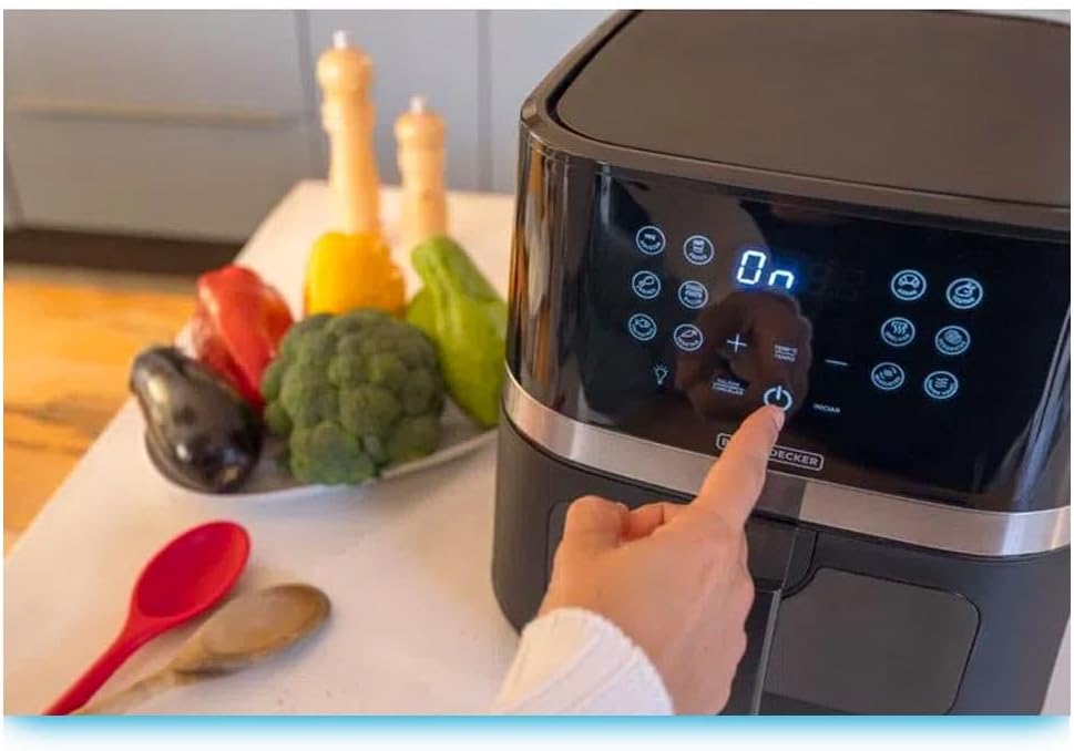 Fritadeira Air Fryer Digital Gourmand Gris AFDLG 5,5L - Bivolt