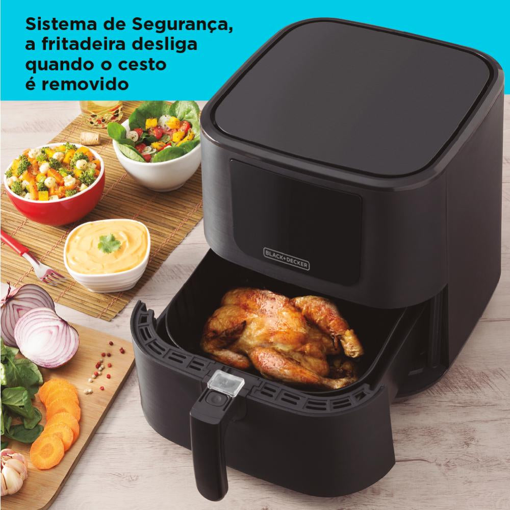 Fritadeira Elétrica Air Fryer Digital 7L - 1700W