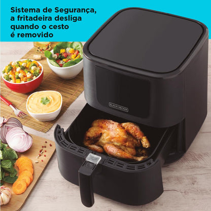 Fritadeira Elétrica Air Fryer Digital 7L - 1700W