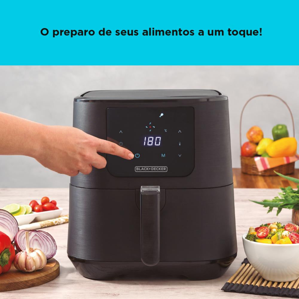 Fritadeira Elétrica Air Fryer Digital 7L - 1700W